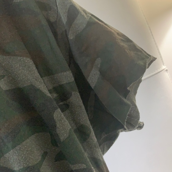 Truly Madly Deeply Khaki Green Camouflage T-Shirt - Picture 8 of 14